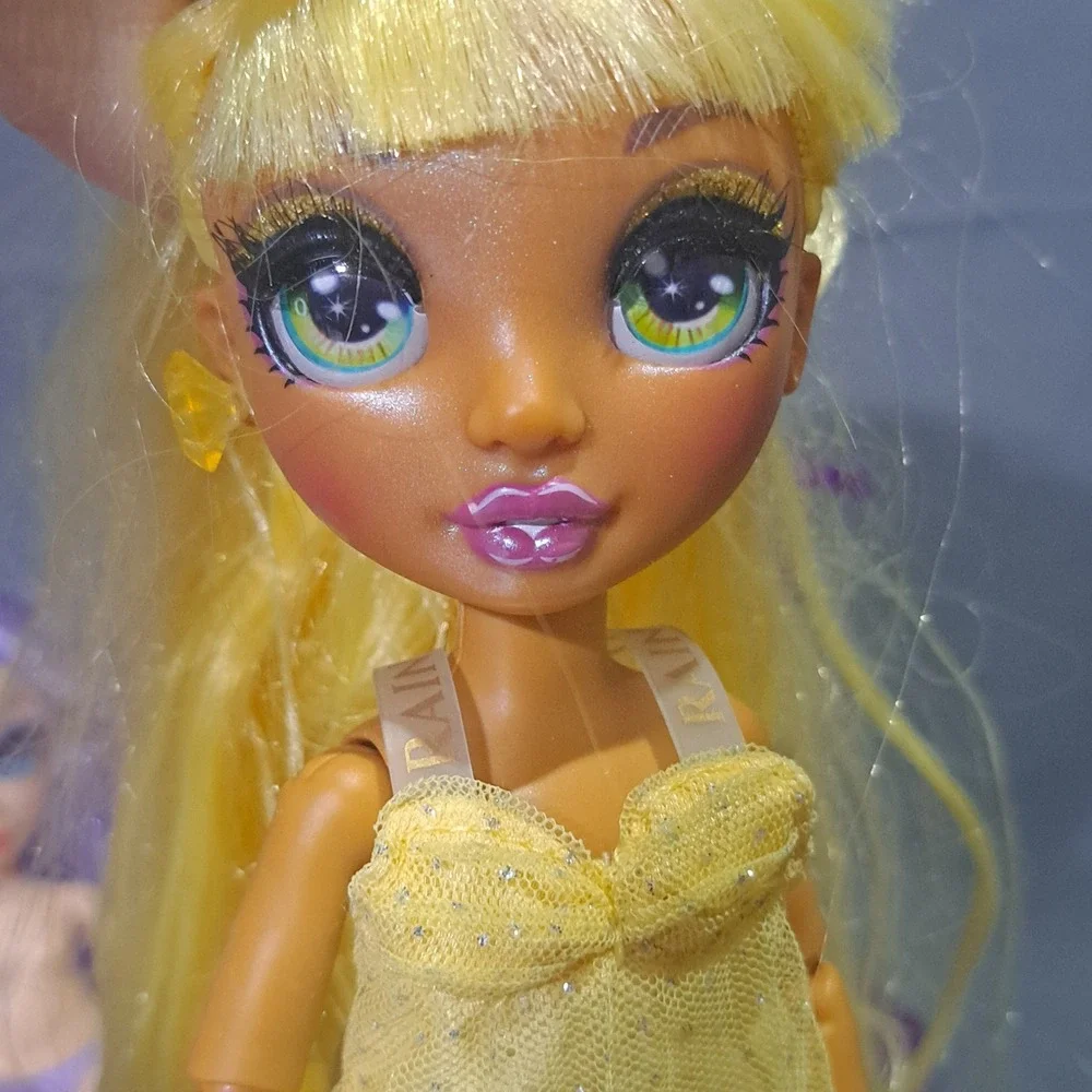 Rainbow High‎ Doll Lot Sunny Madison Violet Willow Yellow Purple Fashion Dolls